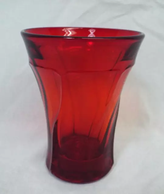 Vintage Fostoria Crystal JAMESTOWN RUBY Red 10oz Glass Tumbler 7 Available Heavy