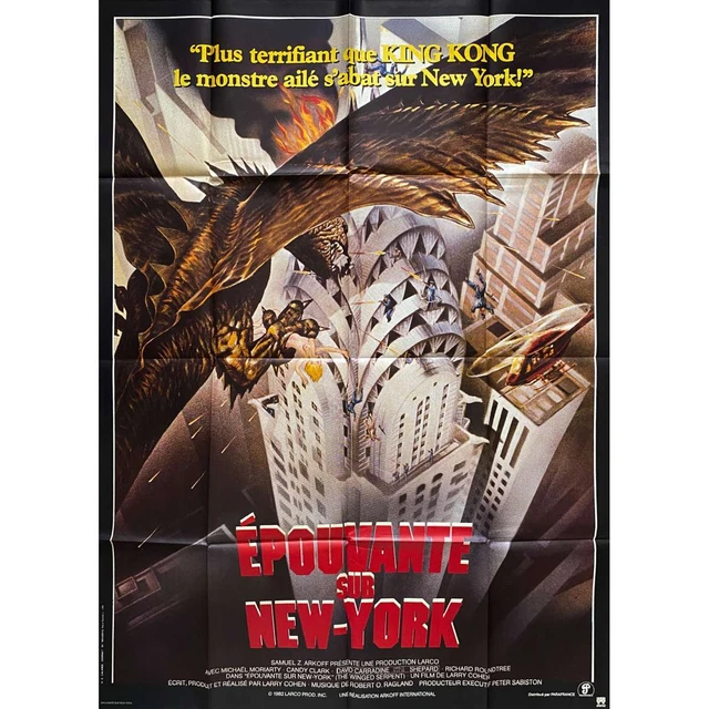 EPOUVANTE SUR NEW YORK Affiche de cinéma  - 120x160 cm. - 1982 - David Carradine