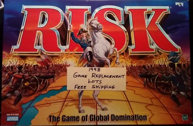 Risk 1998 Game Replacement Pieces Infantry Cavalry Artillery Lots Free Shipping