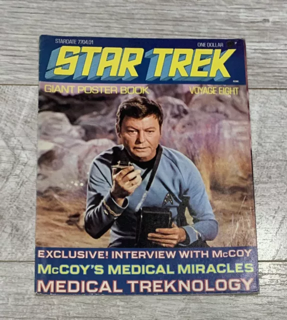 Star Trek Giant Poster Book UK Edition Voyage Eight 1970s