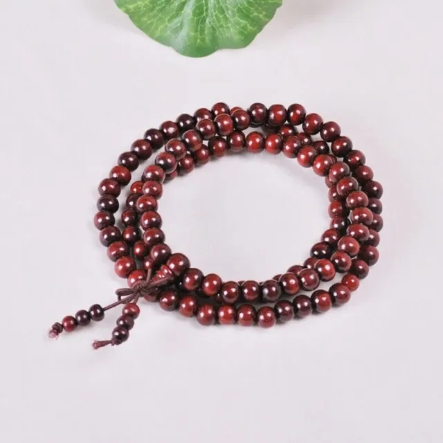 108-Mala Prayer Beads Sandalwood Buddhist Bracelet Meditation Necklac Xmas
