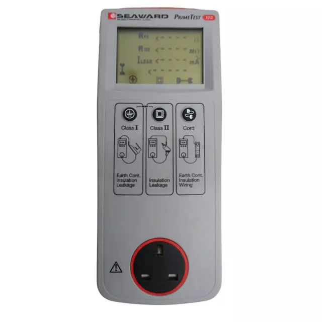 Seaward Primetest 100 PAT tester Misuratore di prova elettrico portatile