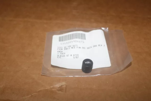 NOS Rockwell Collins military radio volume knob P/N 281-0624-080