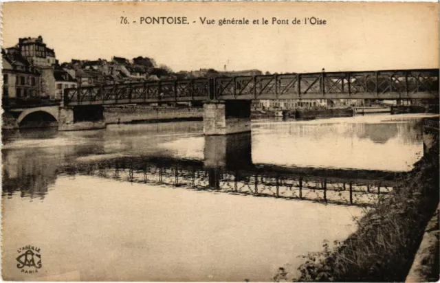 CPA PONTOISE - General view and the Pont de l'Oise (68869)