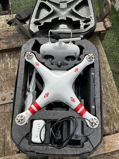 DJI Phantom 3 Drone Complete In Carry case