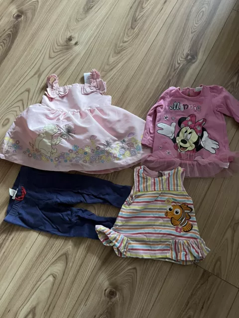 Job Lot Bulk Bundle Of Baby Girls Clothes Size 3-6 Months Disney Store Monsoon