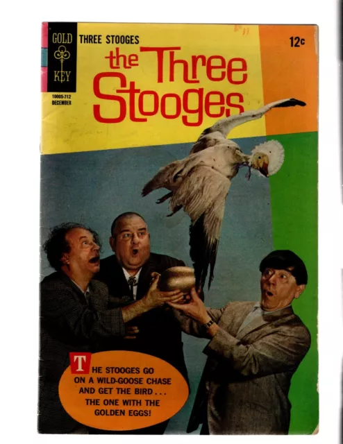 THE THREE STOOGES COMIC BOOK No 37 photo cover LARRY, MOE and CURLY JOE