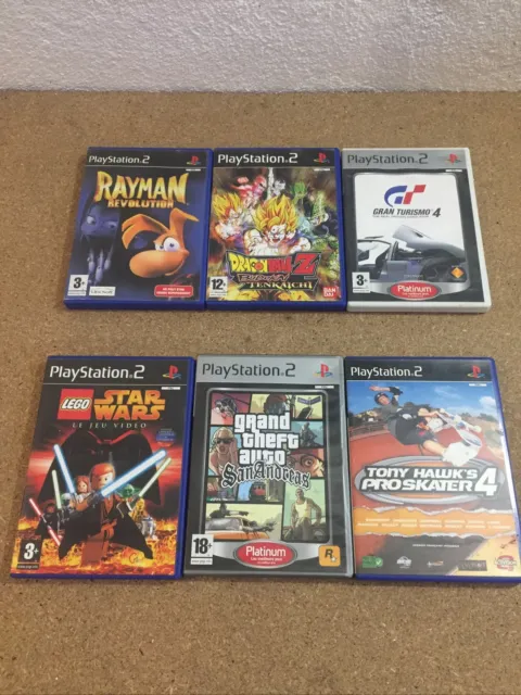 lot jeux ps2