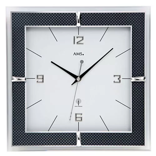 AMS 5855 horloge murale - H Horloges Radio-pilotées Horloges Murales modernes