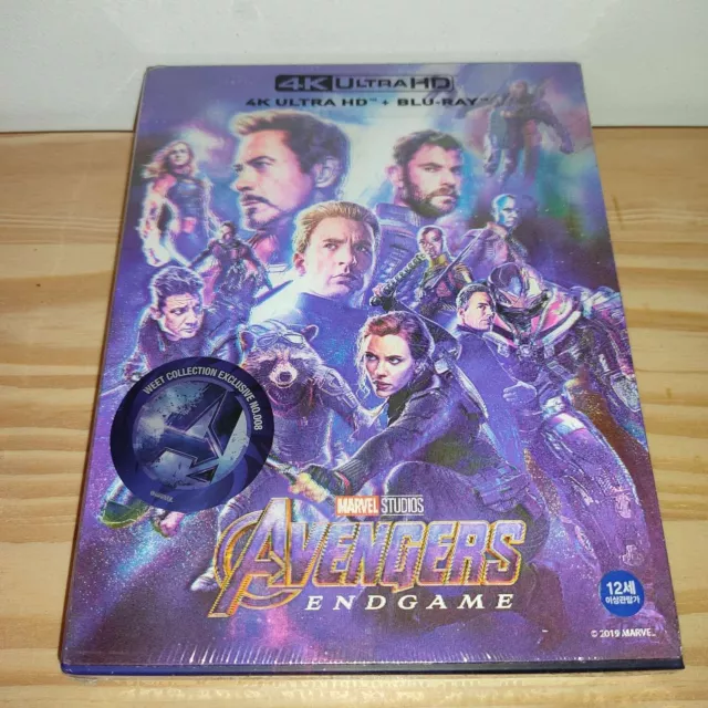 Avengers Endgame Full slip STEELBOOK B2 - WeET Collection [4k + Blu-Ray] - NEUF