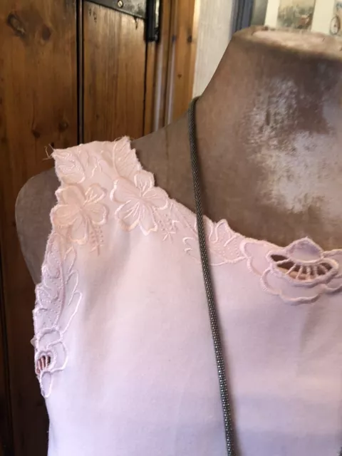 MS 10 A Line Dress Blush Pink Stretch Summer M&S Marks & Spencer 3