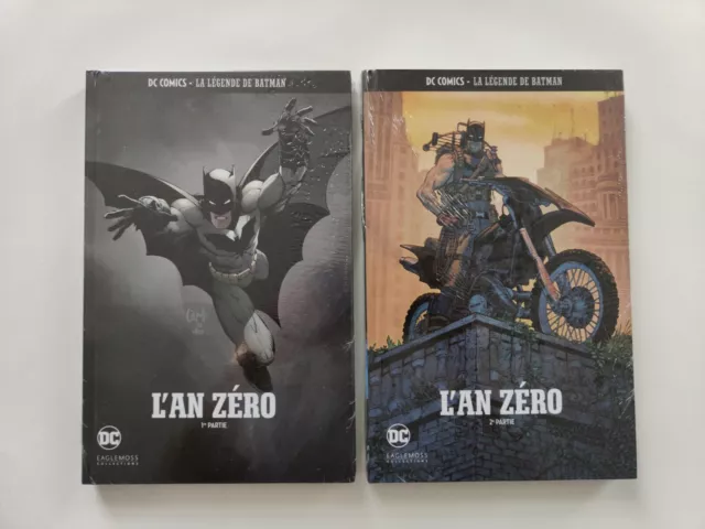 BD DC comics la légende de Batman 1 et 2 l'an zéro partie 1 et 2 eaglemoss