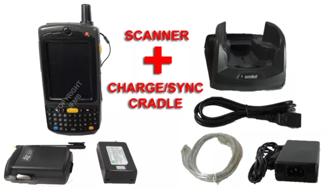 SYMBOL MC7596 MC75 Motorola 1D/2D Barcode Scanner WM6.1 WiFi GSM GPS Unlocked