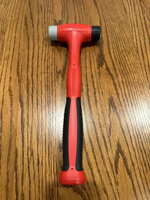 Snap On 16 oz Plastic Tip dead blow Hammer With Texture Grip HBPT16 *NEW*