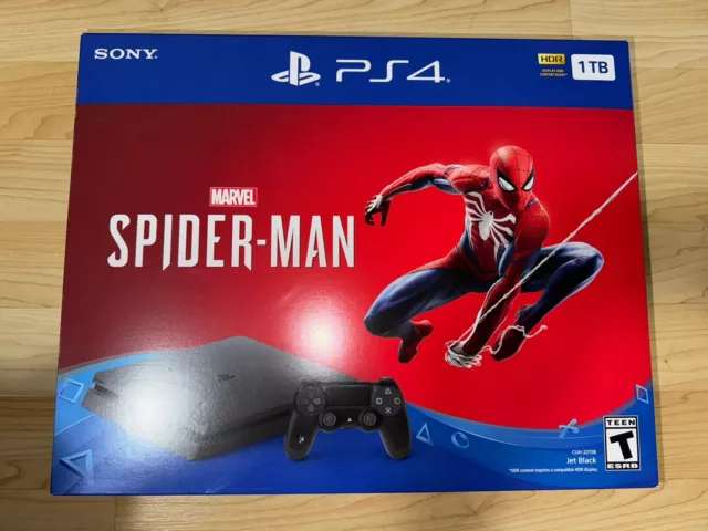 Excellent Sony PlayStation 4 Slim 1TB Console Marvel's Spider-Man CUH-2215B PS4