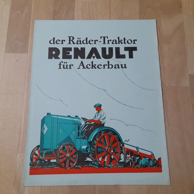 ORIG. SCHLEPPER PROSPEKT Renault PE Traktor Lanz Hanomag Deutz EUR 214