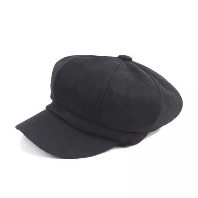 Van Der Linn LADIES Wool Blend Baker Boy Hat Cabbie Cap Visor Peaked Gift 2
