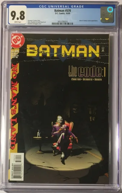 Batman #570 CGC 9.8 🔥 Second Appearance Of Harley Quinn In DCU Continuity🔥