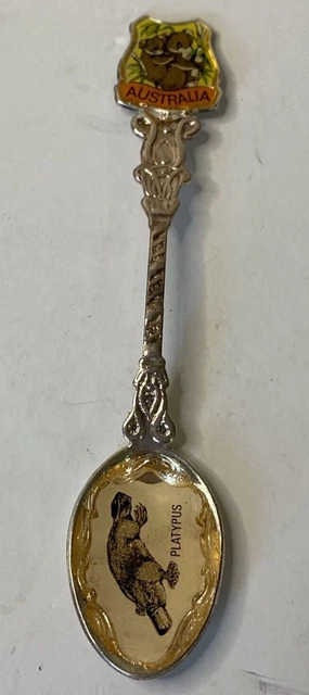 Australia Platypus Collectible Souvenir Spoon Silver Plated