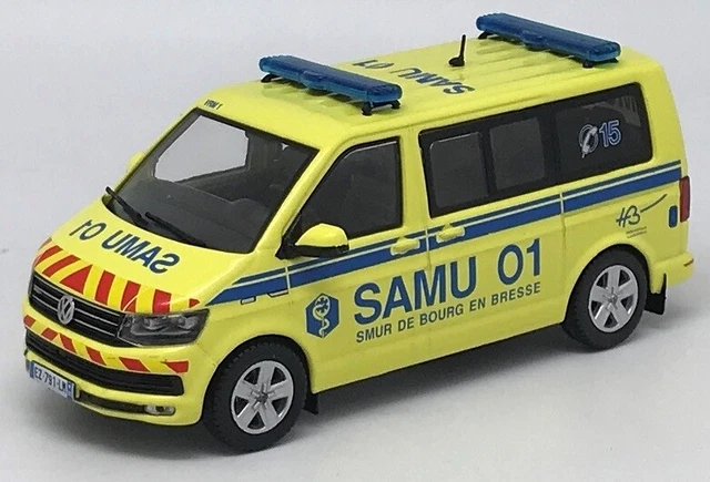 ODEON - VOLKSWAGEN T6 Pompier SDIS Ajaccio Limitato a 504 pezzi. - 1/43 - ODE085