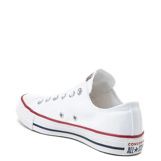Converse All Star OX Chuck Taylor  Women & Mens Canvas Trainers - Optical White 2