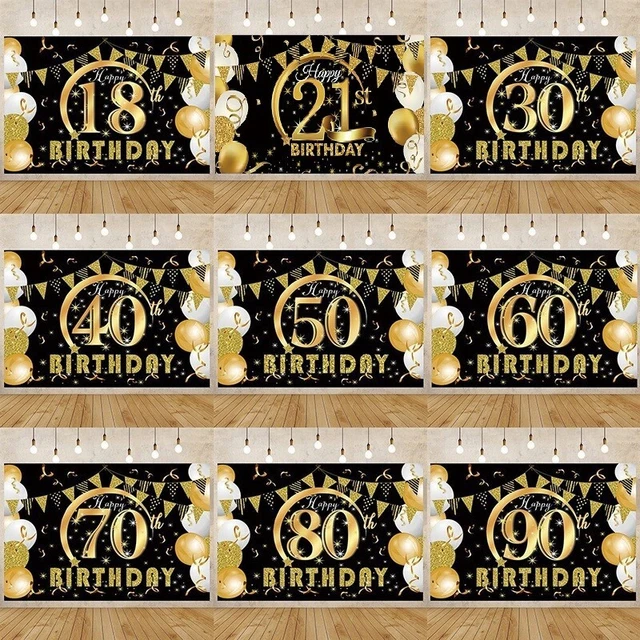 HAPPY 18 21 30 40 50 60 70 80 90TH BIRTHDAY Backdrop Party Background happy-18-21-30-40-50-60-70-80-90th-birthday-backdrop-party-background