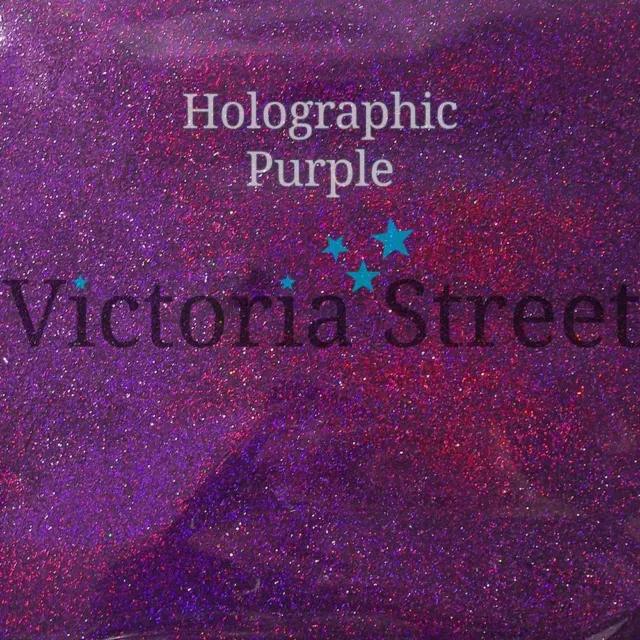 Victoria Street Glitter - Holographic Purple - Fine 0.008" / 0.2mm (Fuchsia)