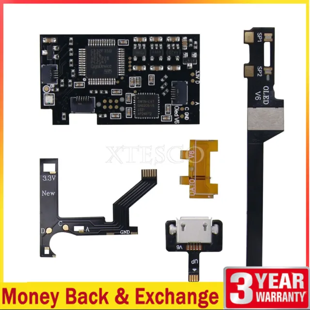 1 Set of OLED V6 Chip Kit Accessories Black Ver for Raspberry Pi Picofly Pico