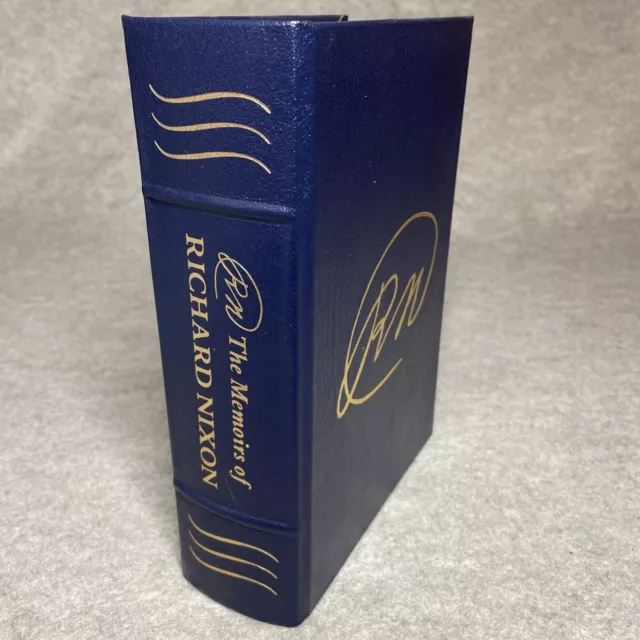 Easton Press Library Presidents The Memoirs of Richard Nixon SIGNED NEAR MINT ND