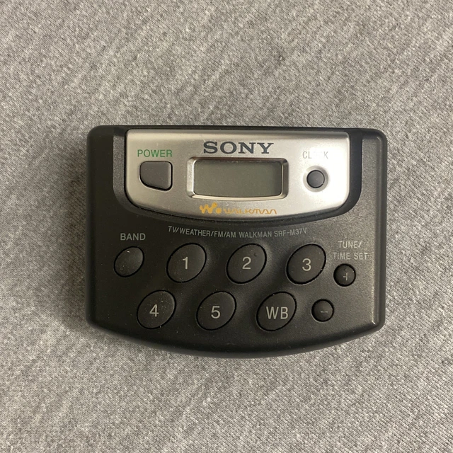 WORKING SONY WALKMAN Weather AM FM Radio SRF-M37V with Belt Clip £32.85 ...