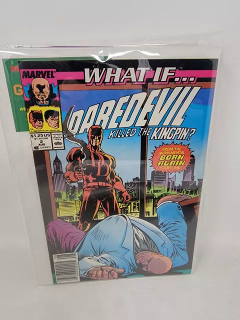 What If ...? #2 Daredevil Killed The Kingpin? *1989* Newsstand 8.0