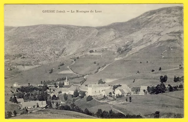 cpa Rare 38 - Village de GRESSE en VERCORS (Isère) La MONTAGNE du LAUS