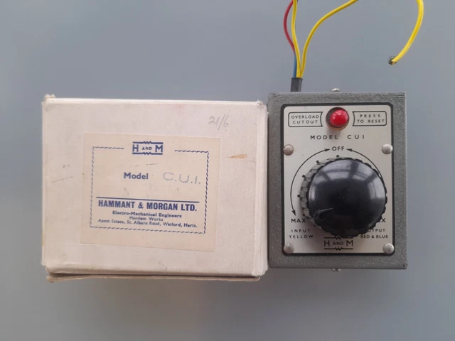 H M Model Railway Control Unit CU1 CUI Hammant Morgan