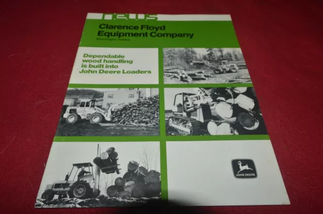 John Deere Wood Handling Equipment For 1977 Brochure FCCA