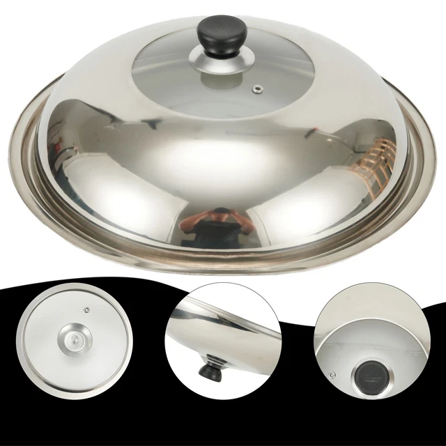 Copertura wok combinata in acciaio inox copertura verdura facile da conservare