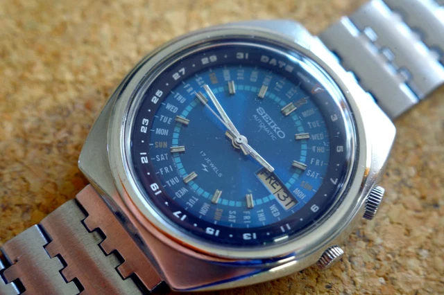 VINTAGE RARE 1970S SEIKO 7006-6039 AUTOMATIC PERPETUAL CALENDAR
