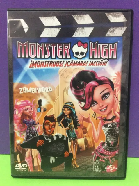 Monster High Monstruos Cámara Acción - Dvd- Usado Garantizado