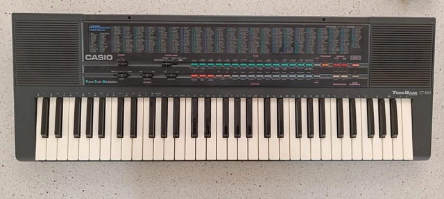 CASIO CT 650 PCM Synthesizer Keyboard Midi Control 465 Sound Tone Bank 69.99 PicClick UK
