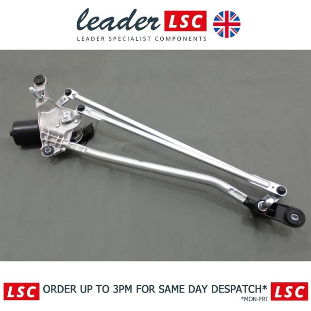 thumbnail interactive-video image 1 of Front Windshield Wiper Motor & Linkage Kit Compatible With Land Rover Discovery 1998-2005 (DKD100620) 1 of 2