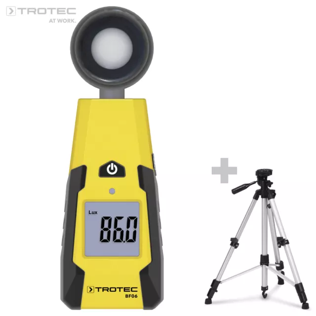 TROTEC Lichtmesser BF06 | Luxmeter | Photometer | Luxmessgerät | Lichtmessung