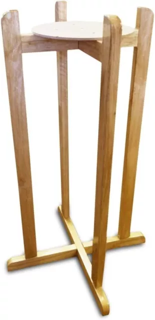 27" Wood Water Beverage Dispenser or Plant Floor Stand For 3 or 5 Gallon Jugs