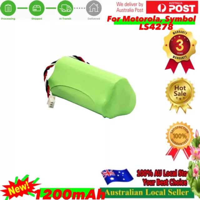 1200mAh Battery For ZEBRA BATTERY FOR LS4278/LI4278/DS6878 - CORDLESS SCANNER