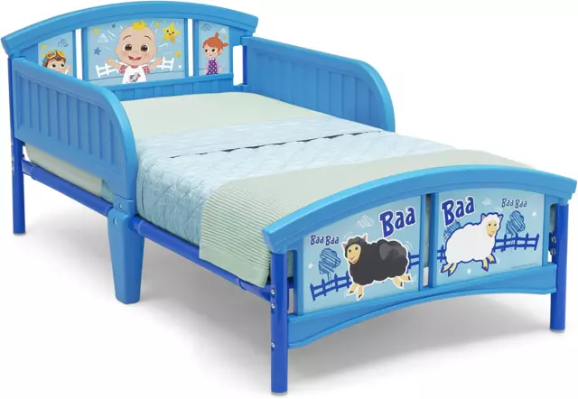 Delta Children Plastic Toddler Bed, Cocomelon