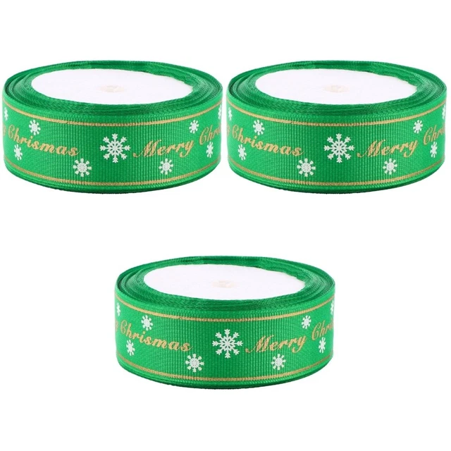 3x Weihnachten Geschenk Band Bouquets Band Band Urlaub Ripsband