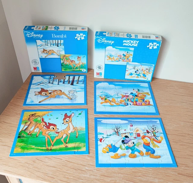 Lot De 6 Puzzles Vintage MB – Falcon, Ulysse 31, Pac-Man – Jeux Rétro