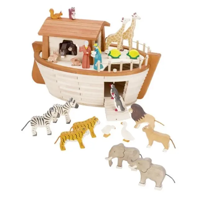 Holztiger 80600 - Arche Noah Schiff Kinder Holzspielzeug NEU