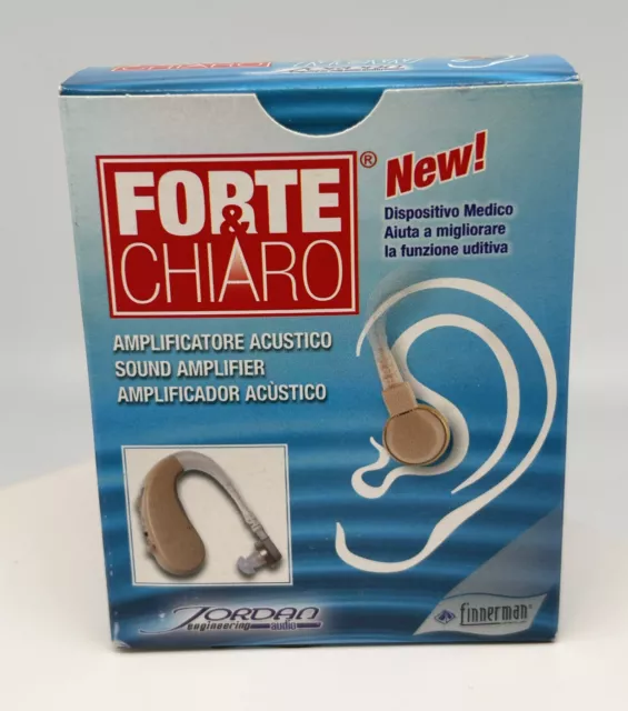 Forte & Chiaro Apparecchio Amplificatore Acustico udito consigliato per anziani