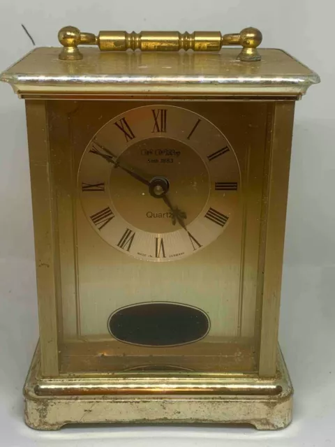 Brass Mantle vintage clock