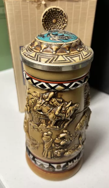 Avon Fine Collectibles Indians of the American Frontier Beer Stein