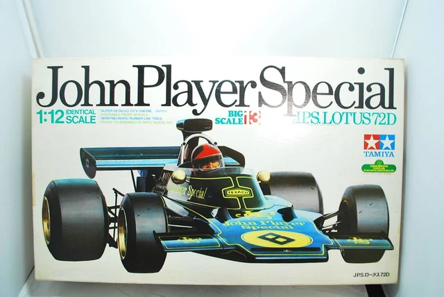 Maquette TAMIYA 1/12 J.P.S. Lotus 72 D - Complète - Vintage - À Monter